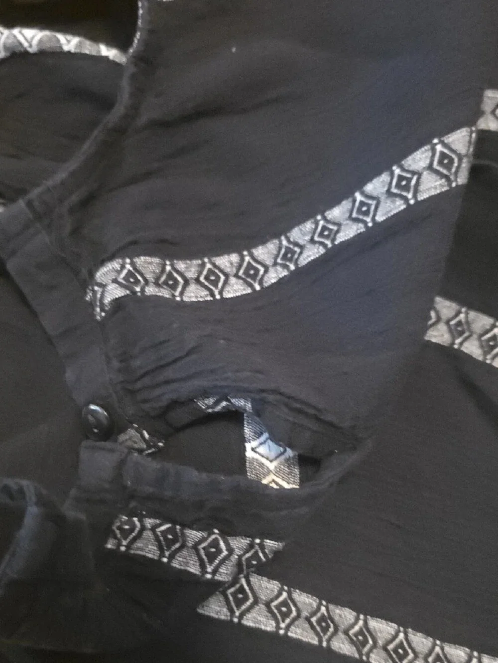 2 / $5 Baby Gap Black And White Striped Sleeveless Sundress